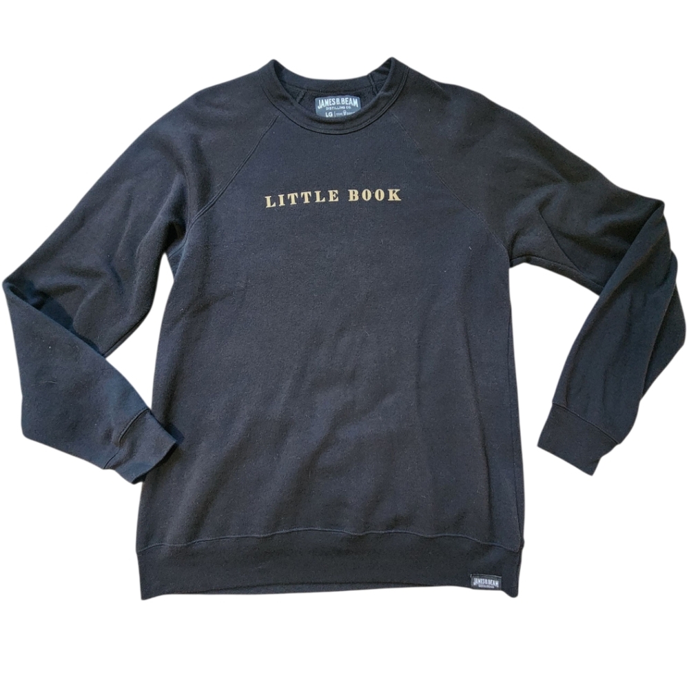 James Beam Black Little Book Crewneck Sweater Large